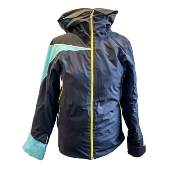 Spyder Women’s Syncere Ski/Snowboard Jacket – Size 10 – Black/Freeze/Acid - Picture 3 of 14